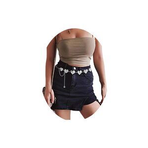 Women's Waist Link Belt Dress Chain Belt Sweater Chain 7154